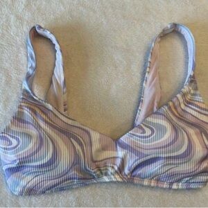 Hollister Tie-Dye Swirl Patterned Bikini Set